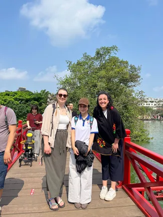 Hoan Kiem Lake - The Huc Bridge