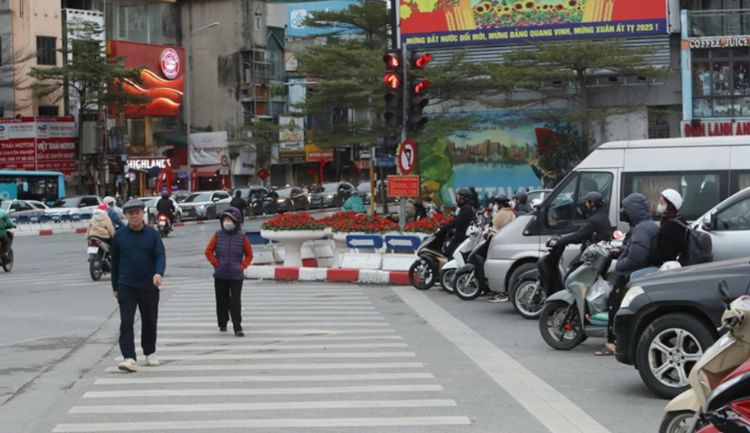 Crossing the streets