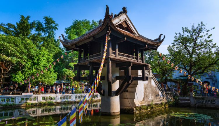 one pillar pagoda