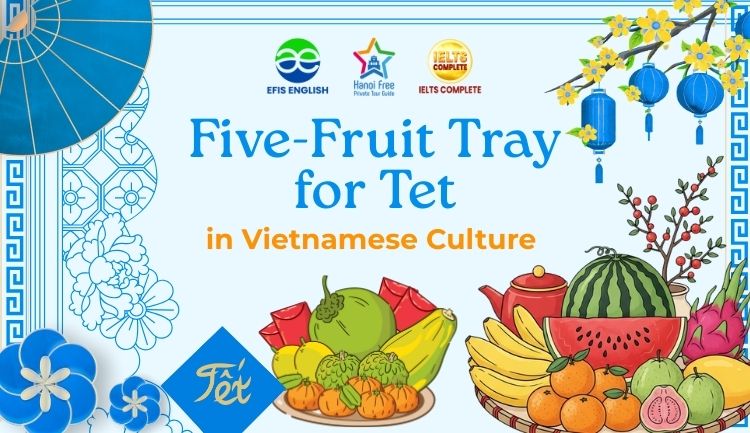 Five-Fruit Tray for Tet in vietnamese culture