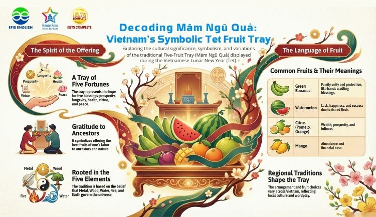 Five-Fruit Tray for Tet