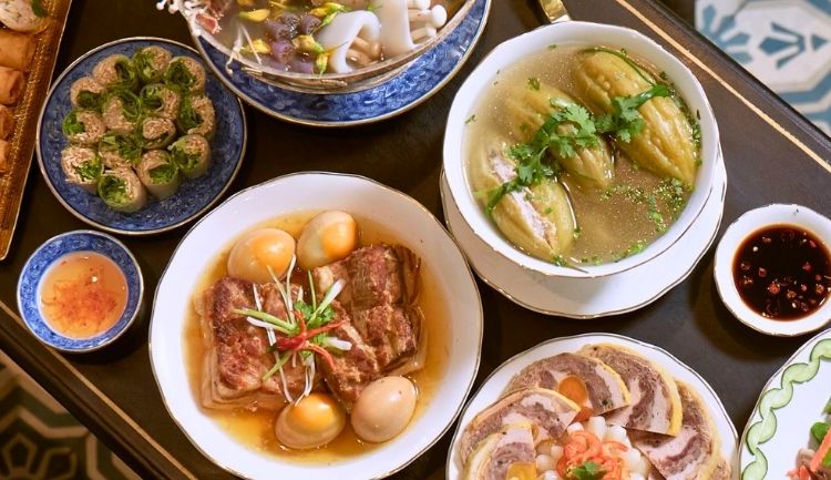 Traditional Tet Meal in Southern Vietnam