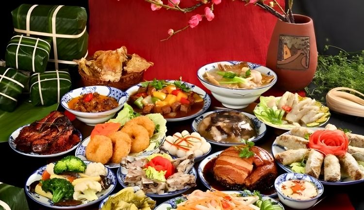 mam com ngay tet in vietnamese family