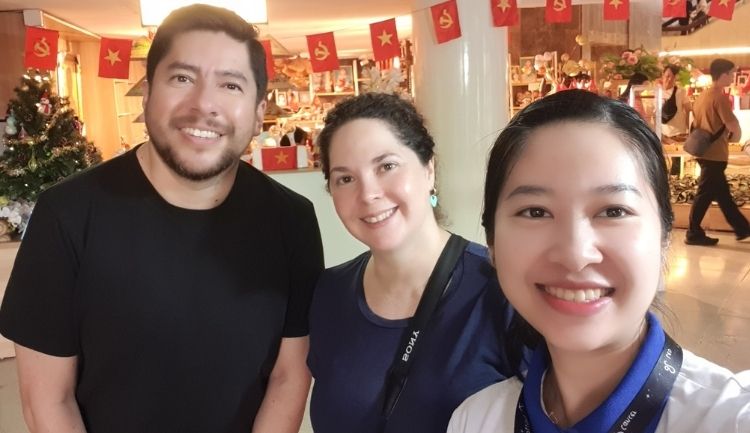 Hanoi Free Private Tour Guide - ho chi minh newspaper - Training Volunteer Guides