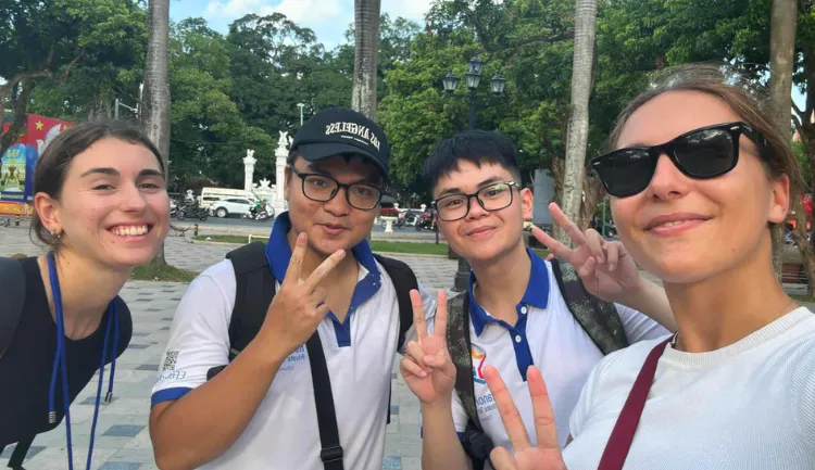 explore hanoi with student tour guides