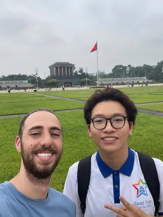 ba dinh square - ho chi minh mausoleum