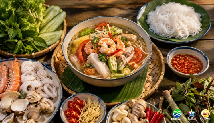 How does Yin and Yang Balance show up in Vietnamese Food