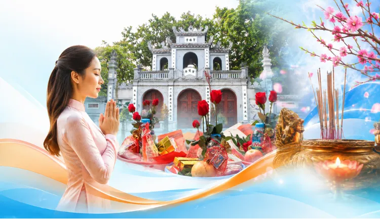 That Tich Festival Praying for Love at Ha Pagoda in Hanoi