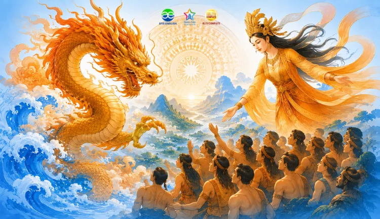 Vietnamese Cosmology children of the Dragon and the Fairy