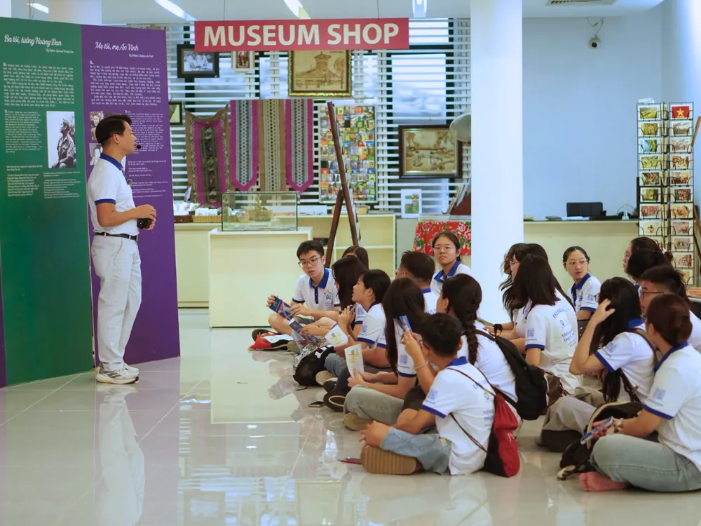 Members of the Hanoi Free Private Tour Guide club at a group event